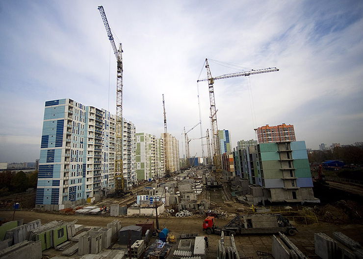 В первом полугодии в Новой Москве планируется построить 1 млн кв. м жилья