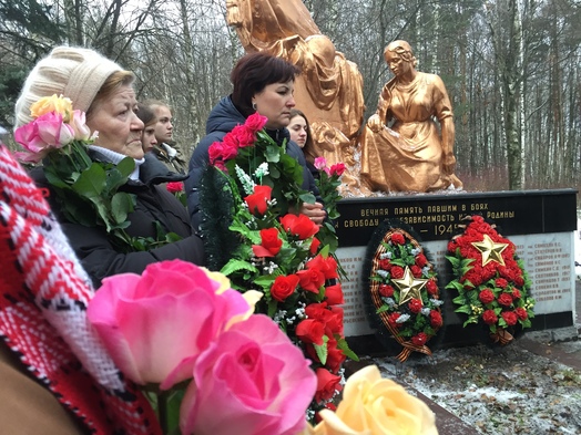 Дания Андрецова почтила память погибших воинов во времена ВОВ