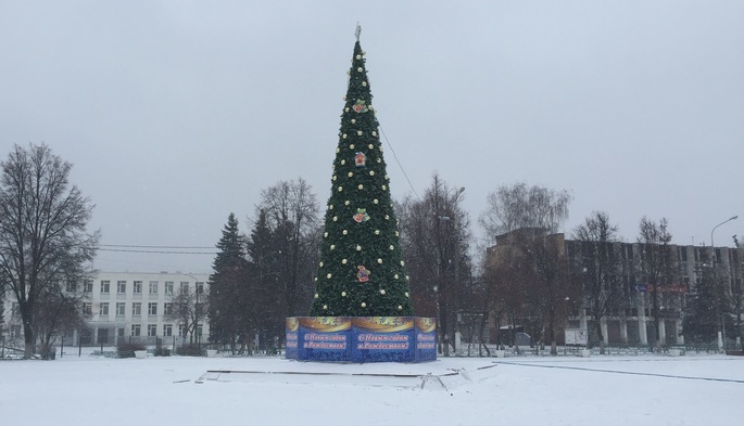 Московский готовится к Новому году