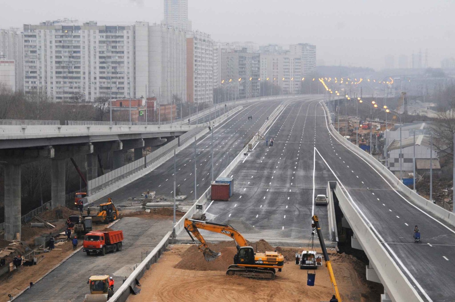В Новой Москве в 2017 году введут 30 км дорог
