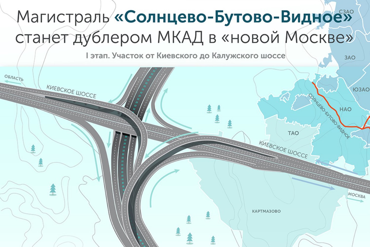 Самый широкий тоннель в Москве построят в 2019 году