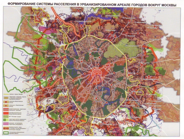 С середины 2016 года Москва будет развиваться по новому Генплану города