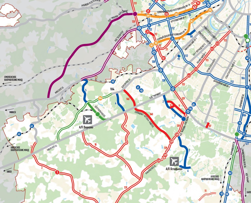 В Новой Москве к 2035 году протяженность дорог увеличится вдвое