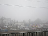 12 октября желтый уровень опасности погоды объявлен из-за тумана